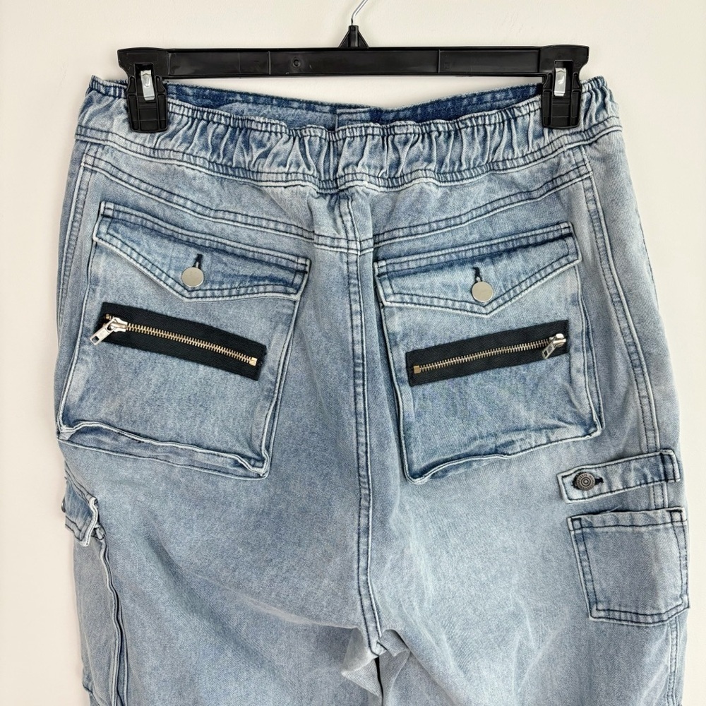 EB Denim Cargo Pants in Rain Wash Size XL - Picture 5 of 11